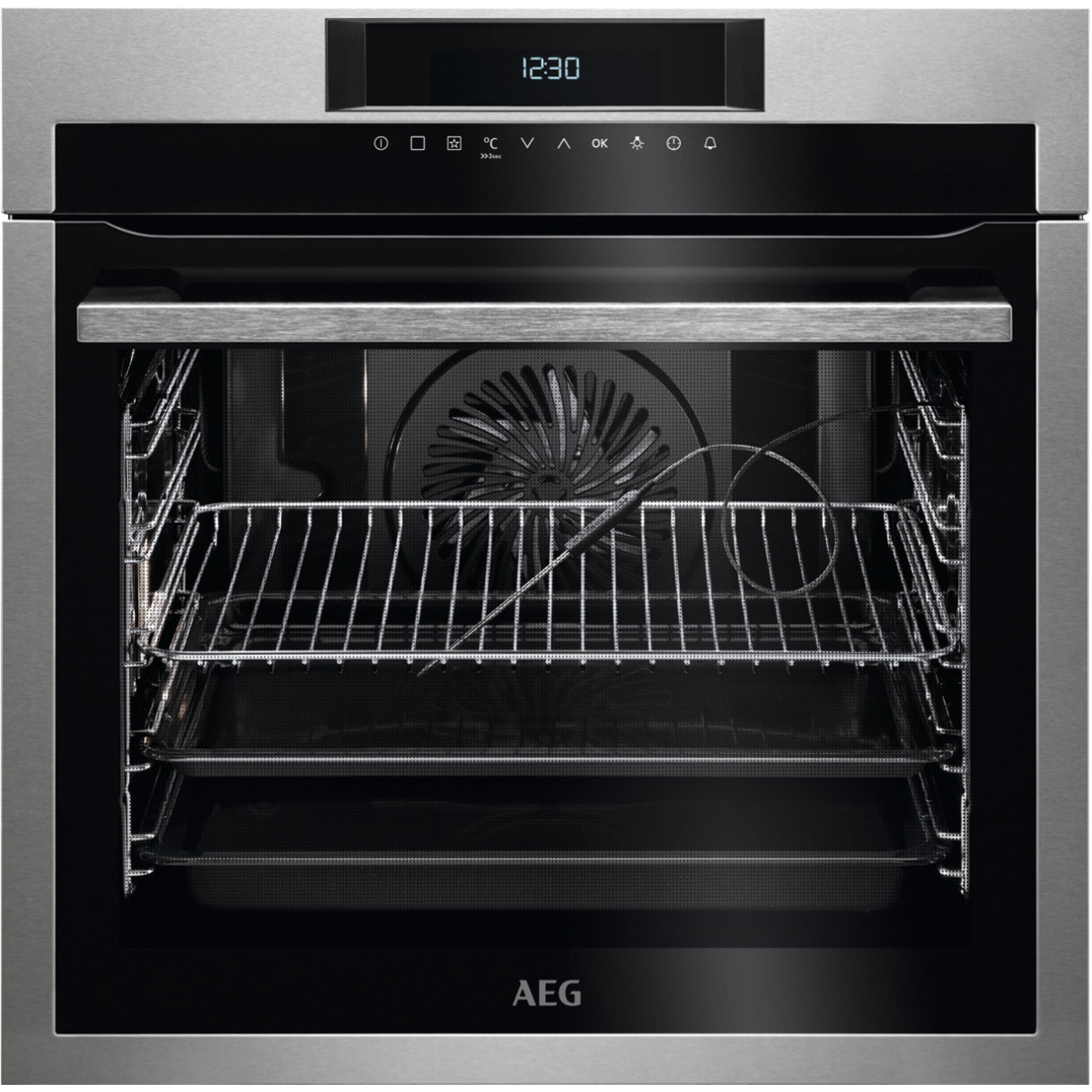 AEG Horno multifunción Serie 7000 SenseCook con Display LCD BPE642120M
