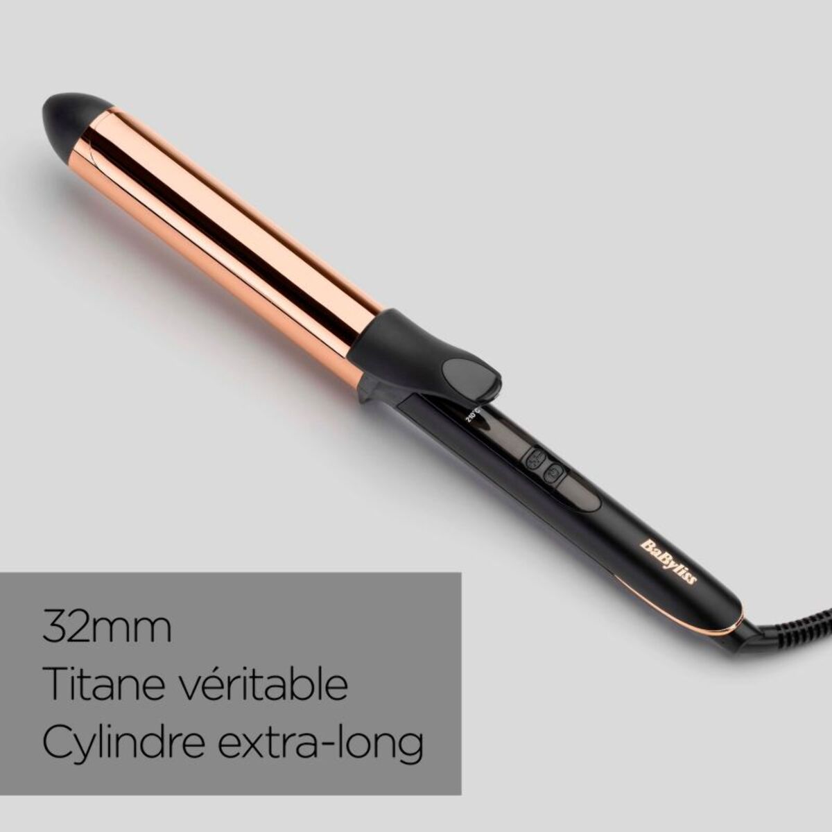 Fer à boucler BABYLISS Salon Brilliance Curls C459E