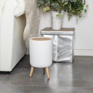 Poubelle de salle de bain push MALMO 7L