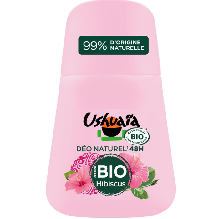 Lot de 12 - Déodorant Bille Bio 48h Hibiscus 50ml