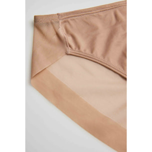 Slip in tulle di visone