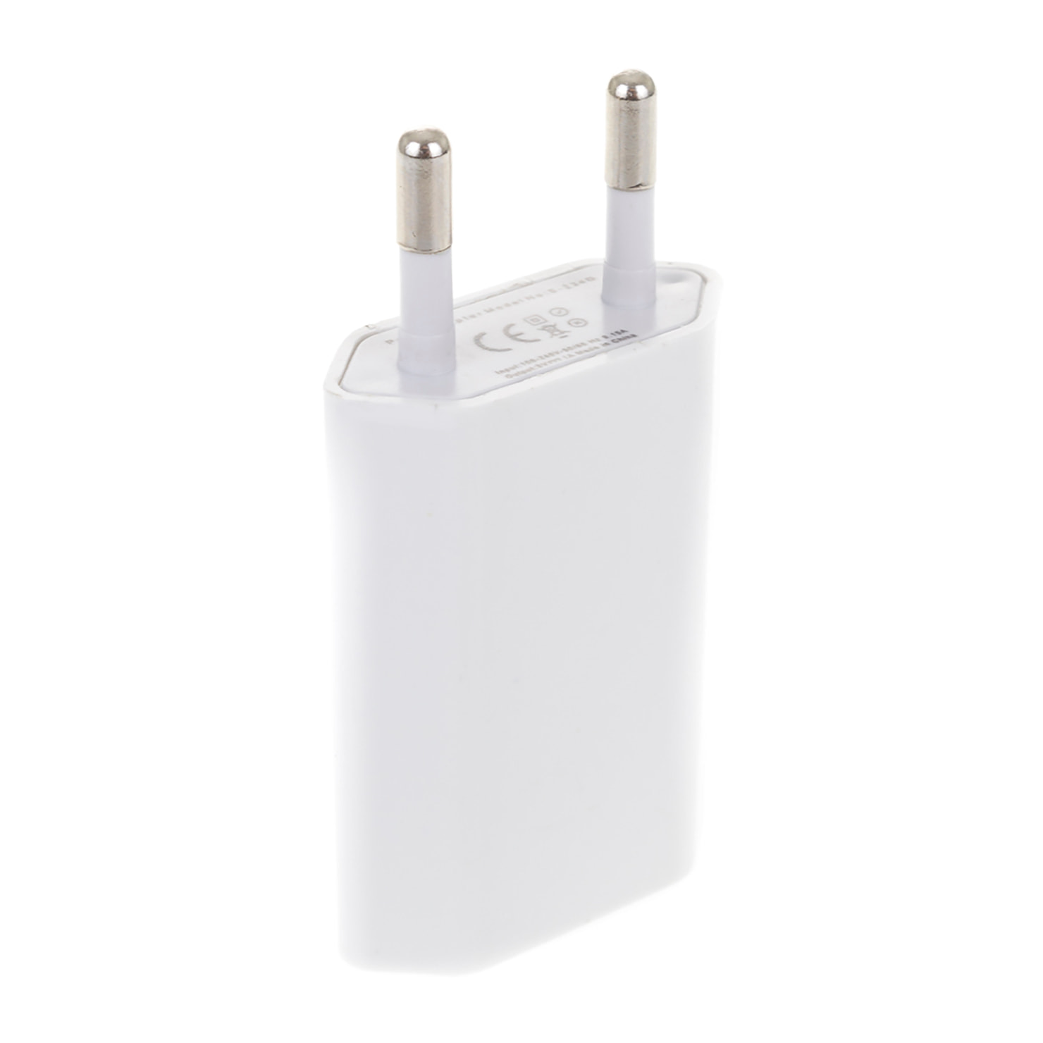 DAM CARICATORE DA PARETE USB 4x3x1 Cm. Colore bianco