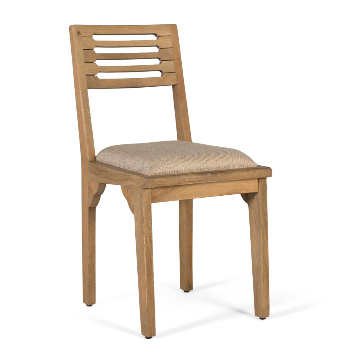 Silla de Madera de Mango 43 Cm Estilo Natural Moderno