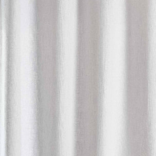 Rideau tamisant  -  - Effet tissé - Blanc