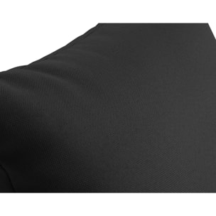 Regala - canapé 3 places - convertible avec coffre - en tissu - Noir