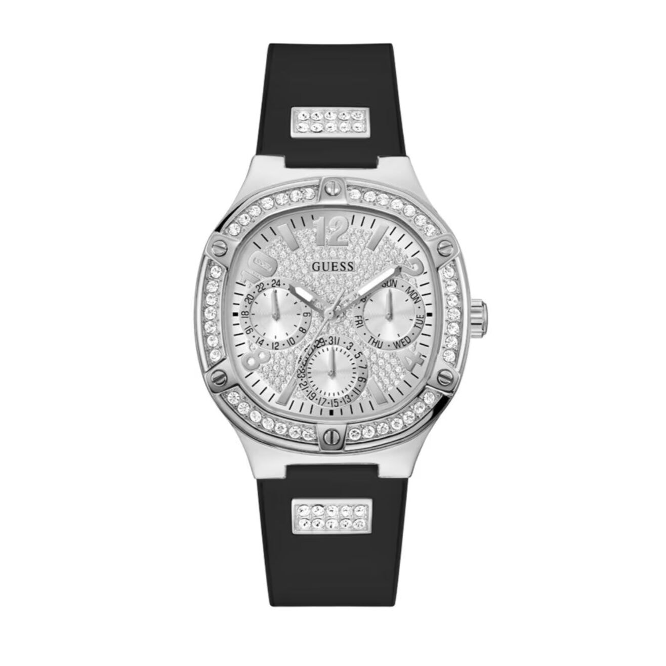 Reloj Guess GW0619L1 Mujer Analogico Cuarzo con Correa de Silicona