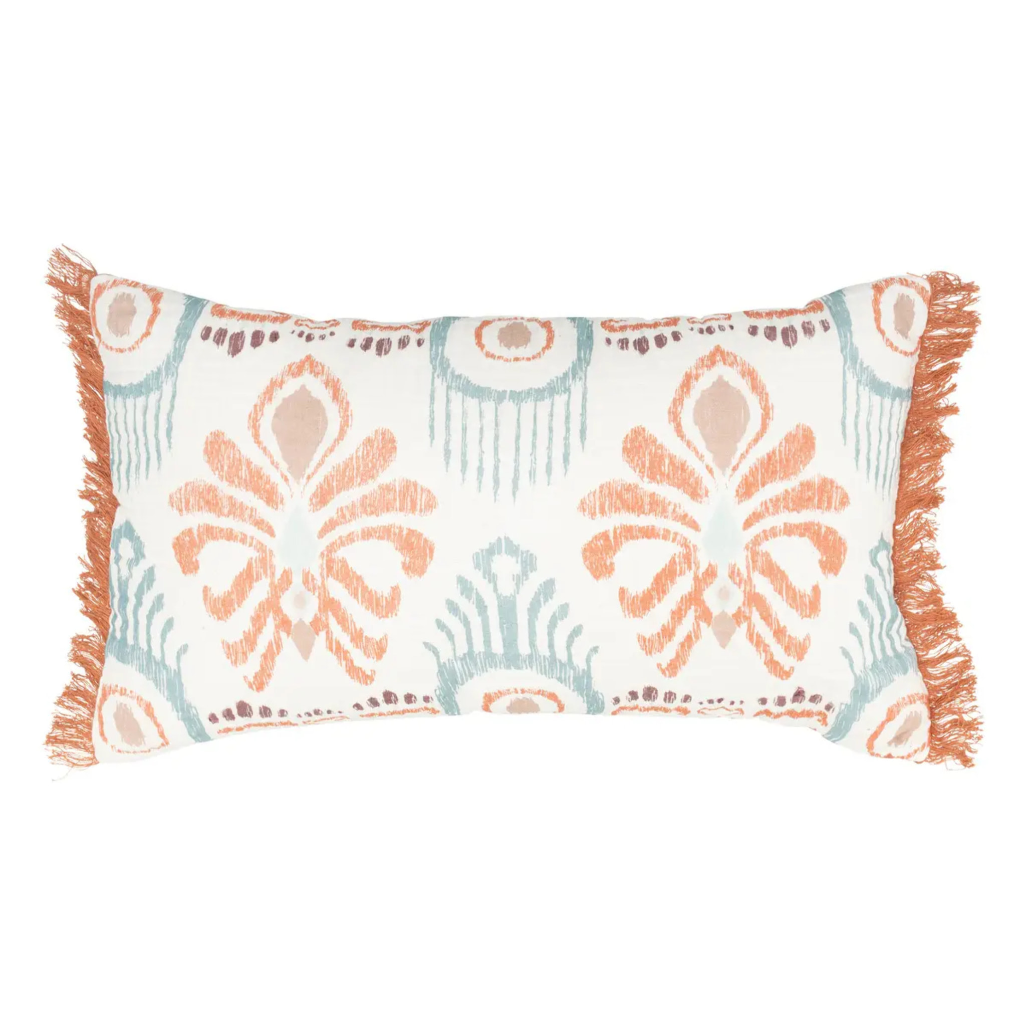 Coussin "Ikat" coton 30x50cm