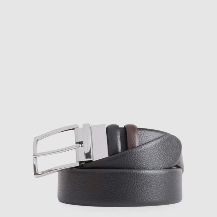 Piquadro Cintura uomo reversibile in pelle