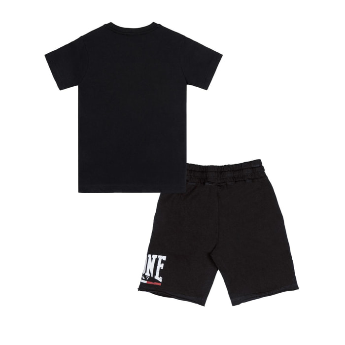 Conjunto infantil con camiseta y pantalón corto de algodón Leone Original