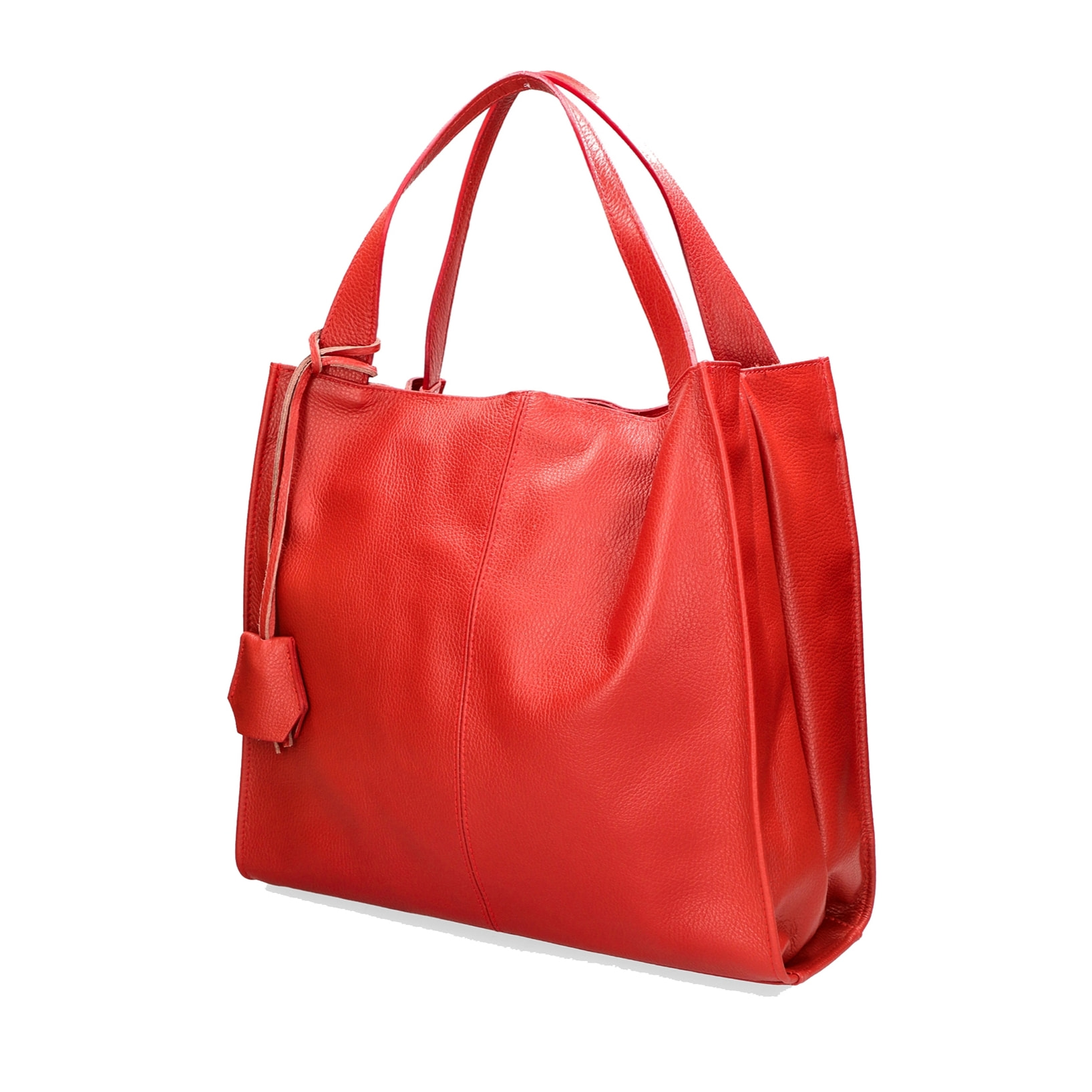 Borsa a spalla da Donna Chiara in Vera Pelle Made in Italy 36x40x12 cm