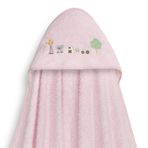Capa Baño 1X1 Mod Granja Koala+ Gorro Rosa