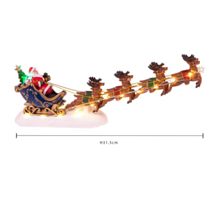 Babbo natale - Pezzi 1 - 31,5xH16x6,5cm - Bianchi Dino SpA