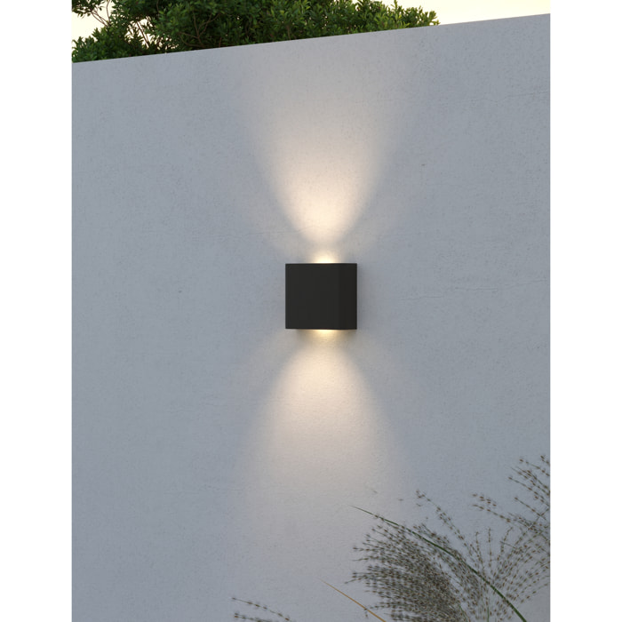 Forlight Aplique LED Negro Eficiente para Iluminación de Interiores - Diseño Moderno y Duradero, Tecnología de Bajo Consumo, Ideal para Hogar y Oficina