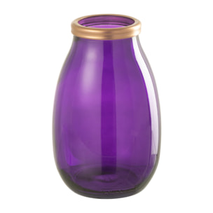 J-Line vase Bord - verre - mauve - small - 28 cm de hauteur