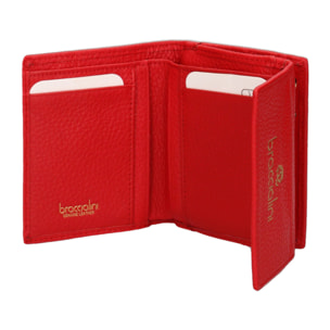 Portafoglio  da donna In Vera pelle Made in Italy 11x8,5x4 cm