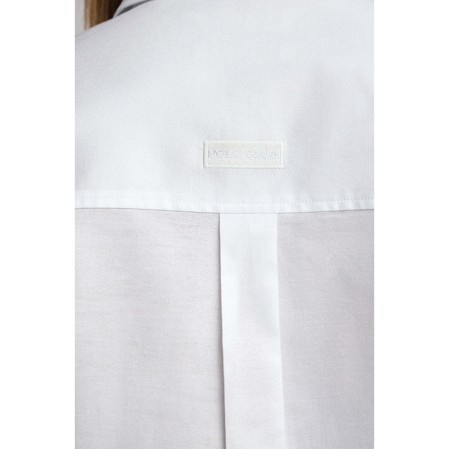 Camicia bianca relaxed fit con logo Polo Club