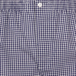 PANTALONE GRINO cotone bianco fiori gialli