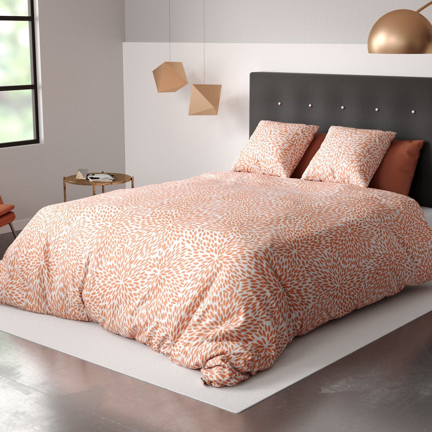 Parure de couette 2pcs 100% microfibre 60gsm lantana