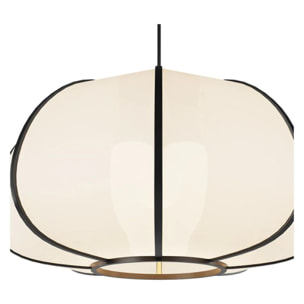 Suspension en bambou noir D38 cm - Hana