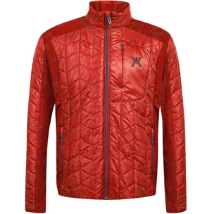 Chaqueta híbrida aislante para hombre KUSTOM MOTUS Hybrid Insulated - Rojo