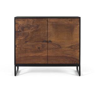Cómoda de Madera de Palisandro, Mango 90 Cm Estilo Rústico Moderno