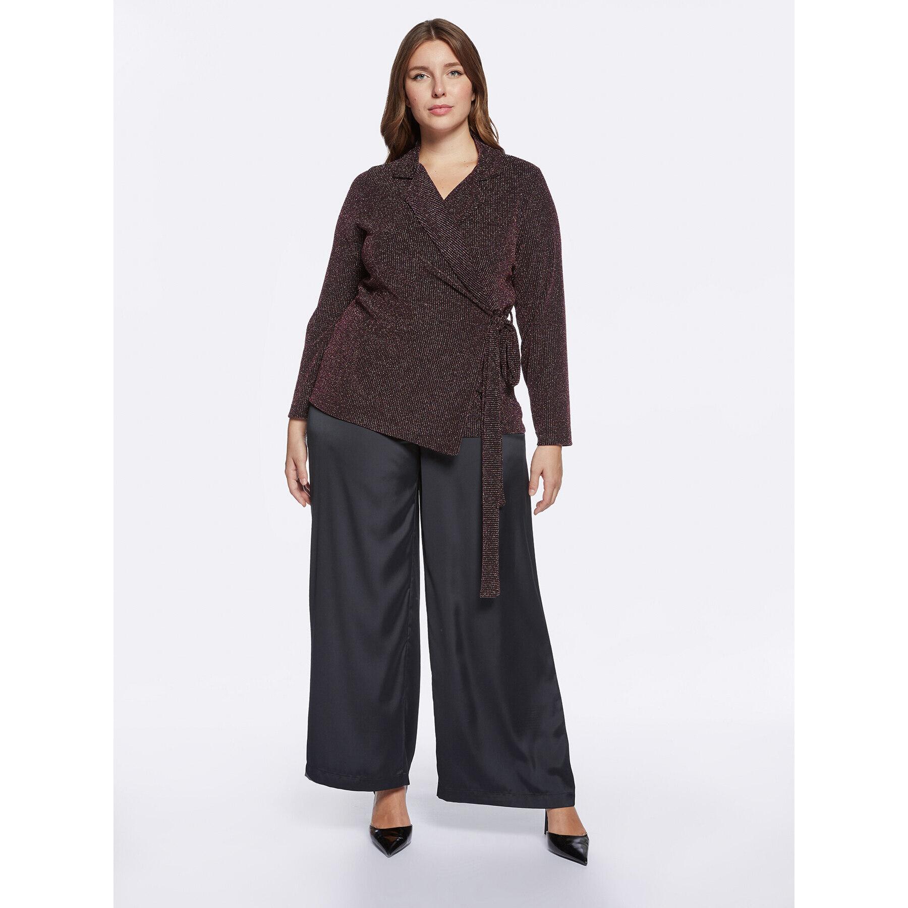 Fiorella Rubino - Pantalones modelo palazzo negros - Negro