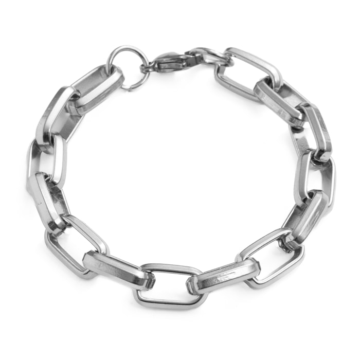 Pulsera Hexlo acabado rodio