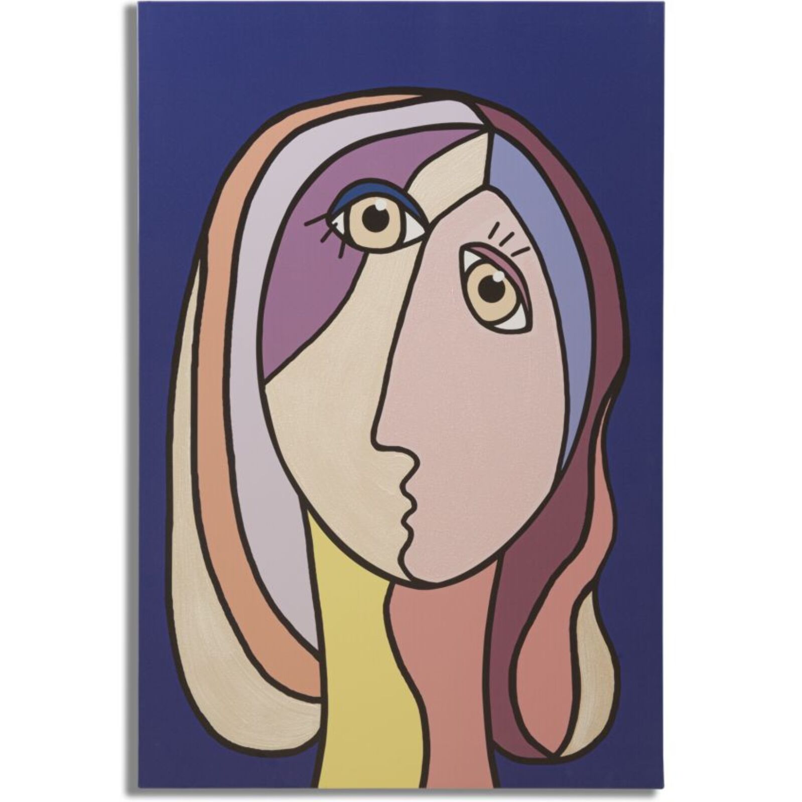 SPAMPA DIPINTA DOUBLE FACES LARGE -B- CM 80X3X120