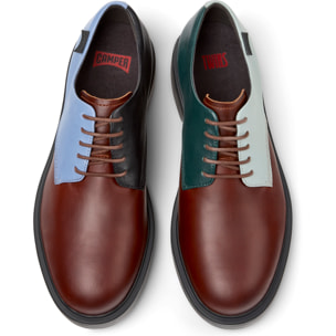 Scarpe stringate - CAMPER Dean Twins - Grigio - Pelle liscia