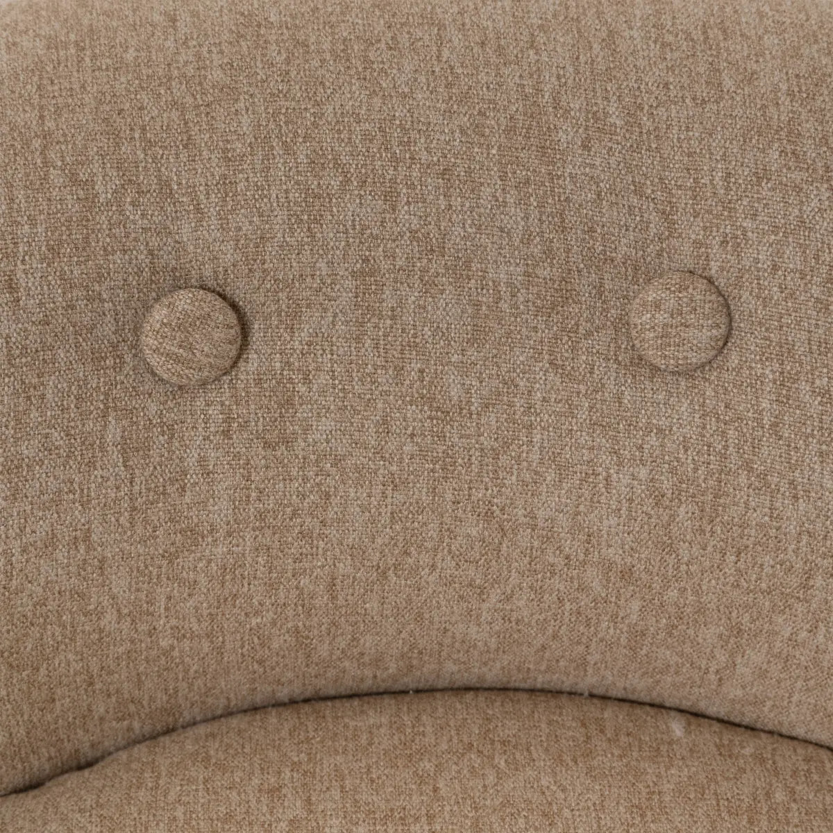 Tabouret "Firmin" pin beige 58x49x46cm