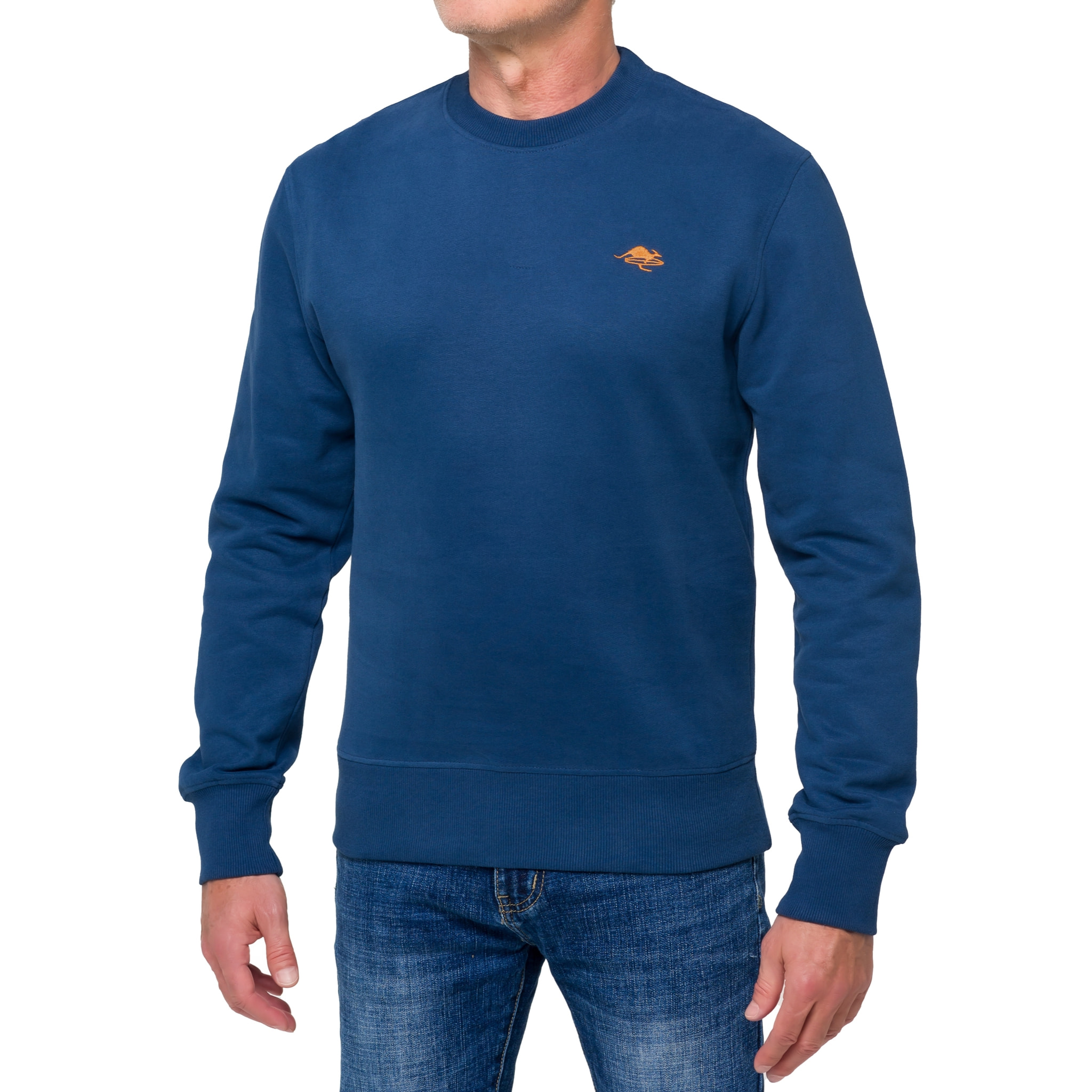 Sudadera de cuello redondo Hot Buttered Eagle Azul