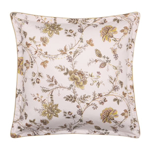 Taie d'oreiller imprimée en satin de coton bio, MAUSSANE, Rose clair