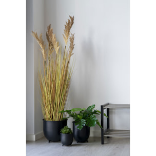 Erba sorgo artificiale naturale H 110 cm