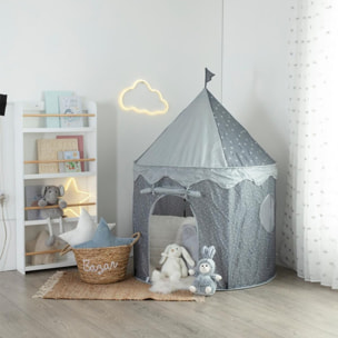 TIENDA DE CAMPAÑA INFANTIL "POP UP" COLOR GRIS - 100 x 100 x 135 cm