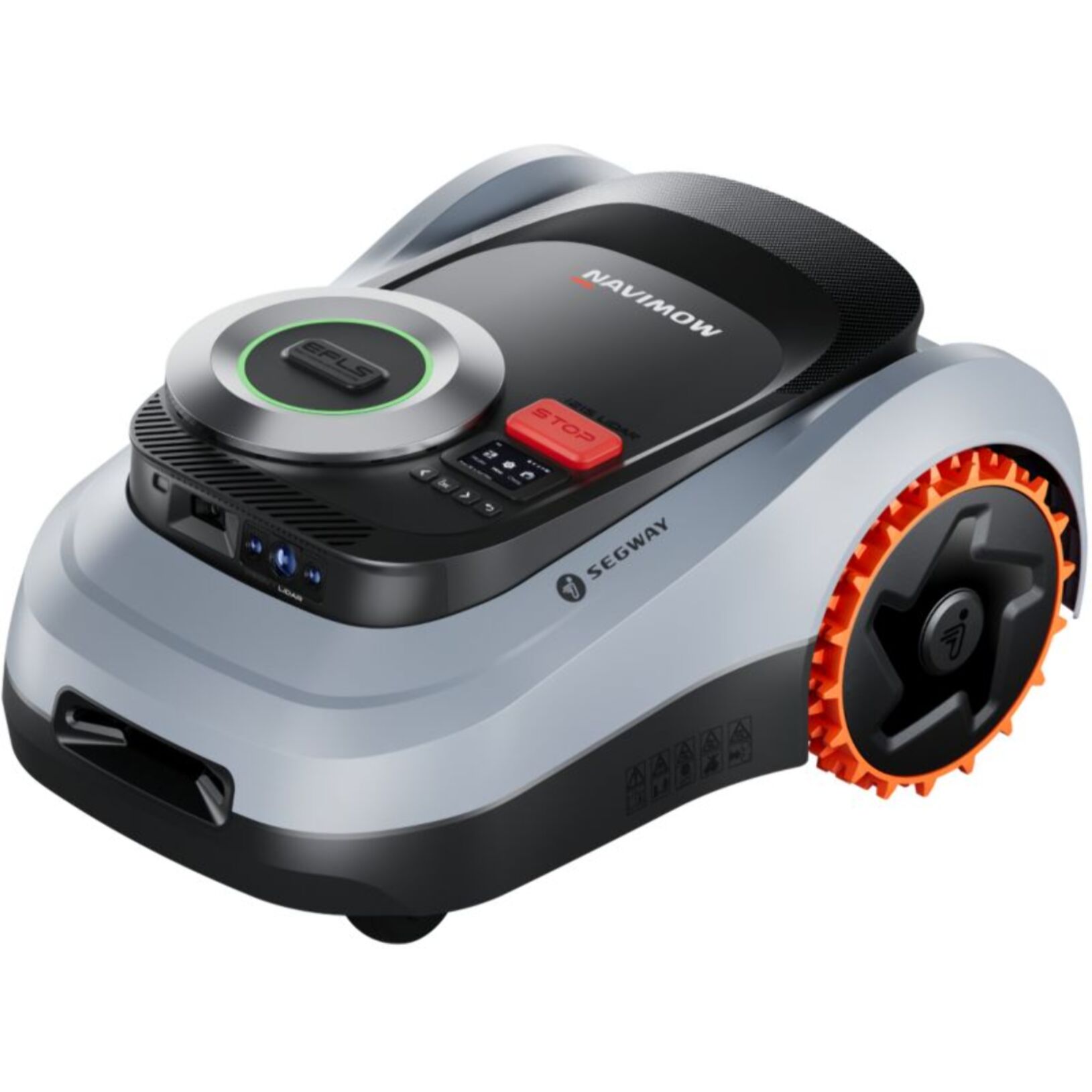 Robot tondeuse NAVIMOW i215E LIDAR EU sans fil périphérique, 1500 m² de superficie, grande autonomie (2h15)