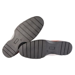 Derby stringate in vera pelle con fondo light