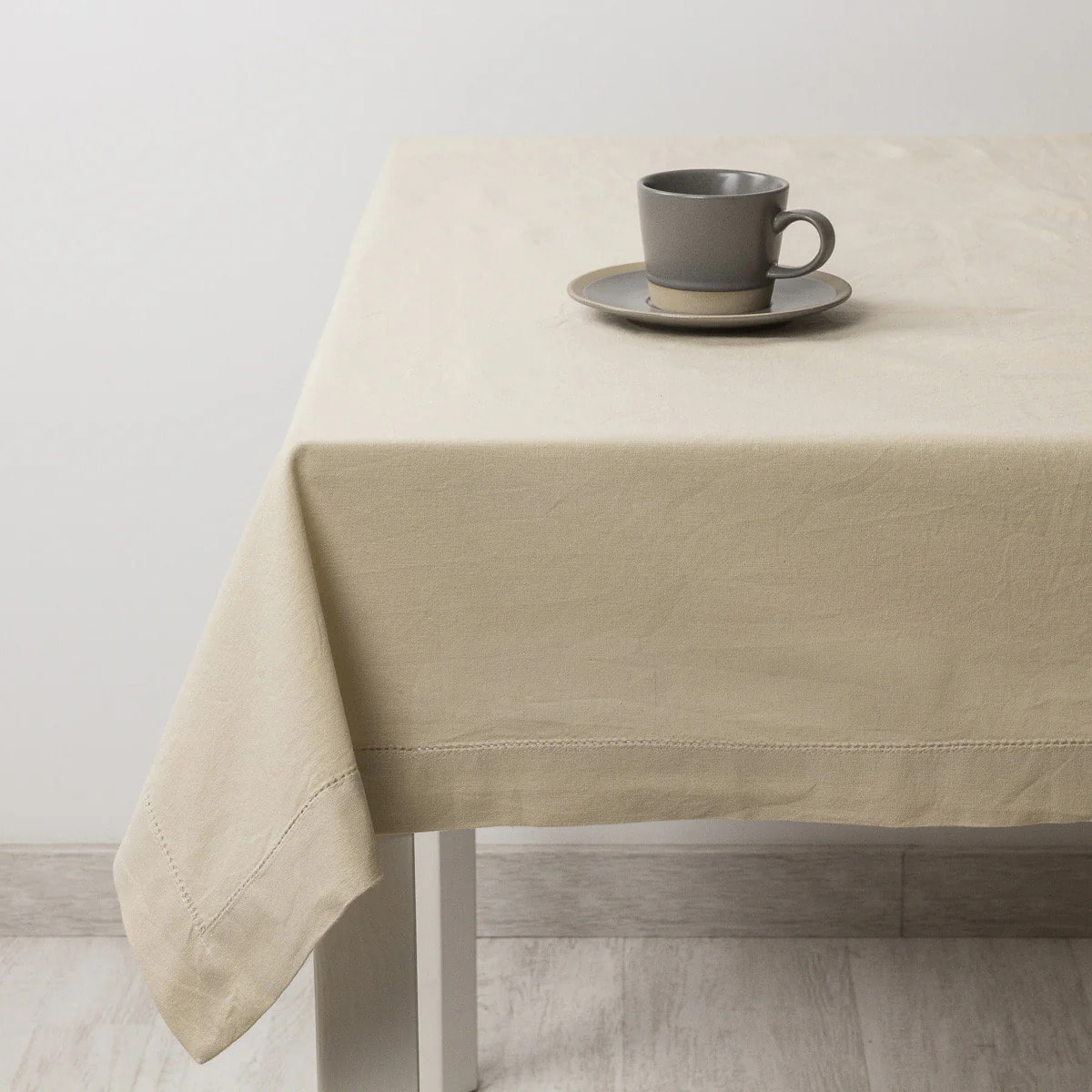 Mantel algodón orgánico beige