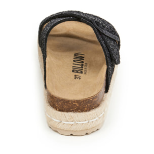 SANDALO CON ZEPPA BILLOWY NERO