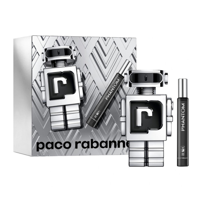 Paco Rabanne Phantom EDT + Mini Set Cofanetto Regalo Uomo 100 ML + 20 ML