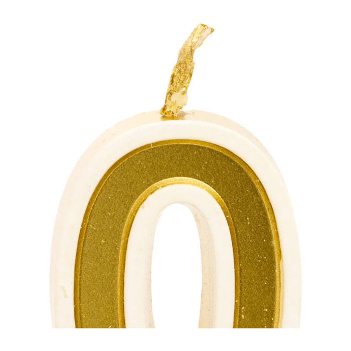 Bougie d'anniversaire Numéro 0