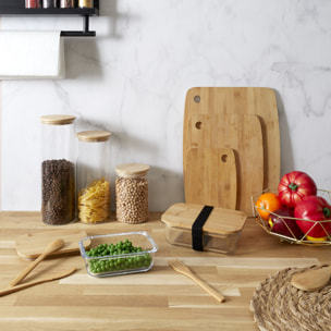 Bocal en Verre - COOK CONCEPT - Transparent - Beige - 1,6 L