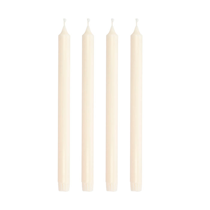 Set de 4 bougies ordinaires Aia H30 cm