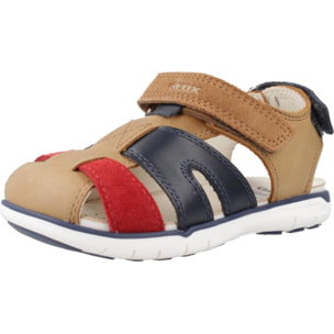 Sandalias Niño de la marca GEOX  modelo B SANDAL DELHI BOY MARRON