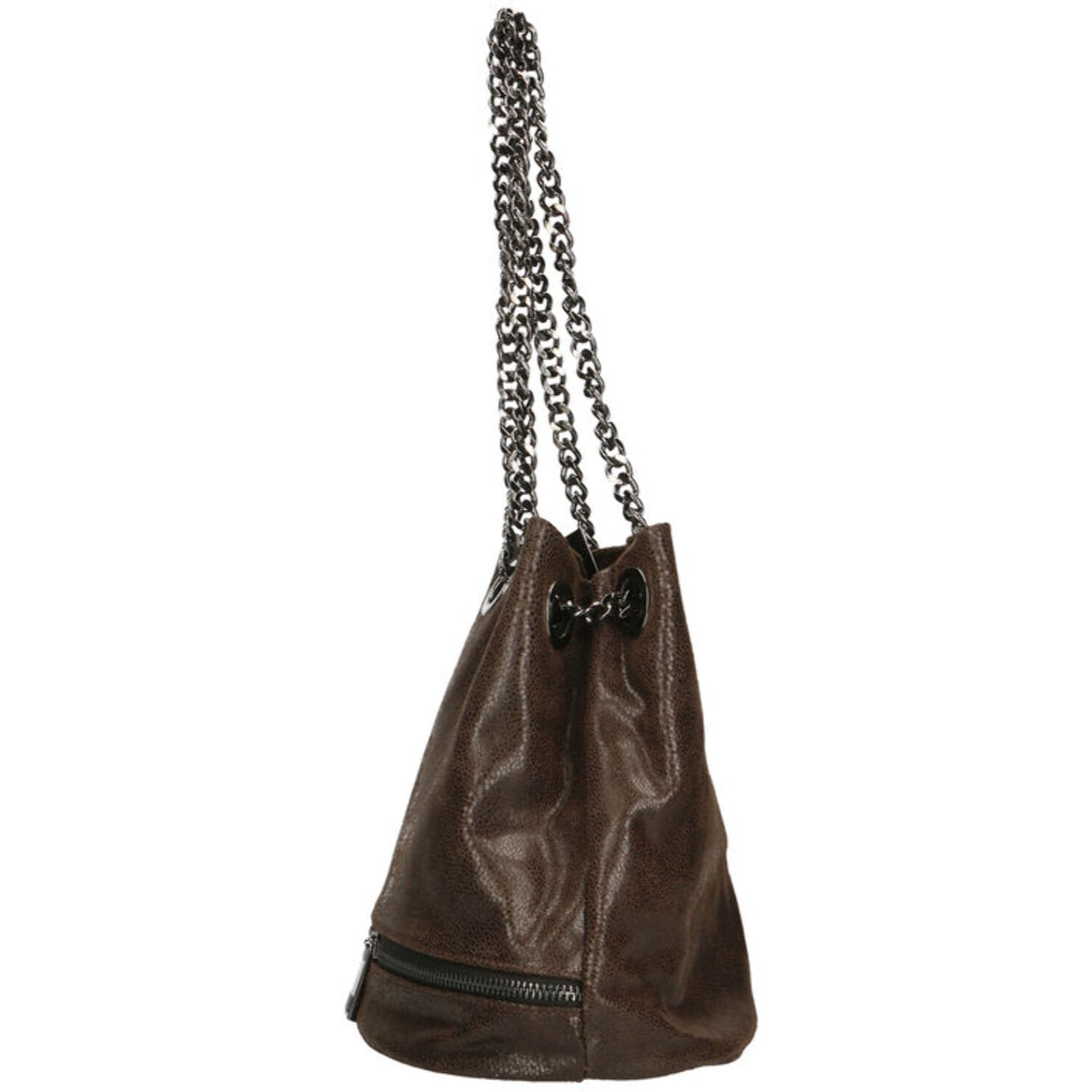 Borsa a secchiello da donna - Modello Sérénité - Vera pelle - 32.0 x 28.0 x 13.0 cm