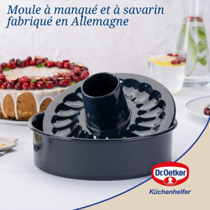 Moule à manqué et savarin double fond Dr. Oetker Back Liebe