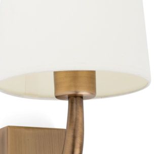 REM Lampe applique vieil or/blanc