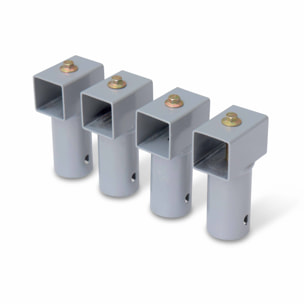 Lot de 4 connecteurs 38x38mm pour trampolines sweeek (anciennement sweeek) de 250 à 400cm de diamètre