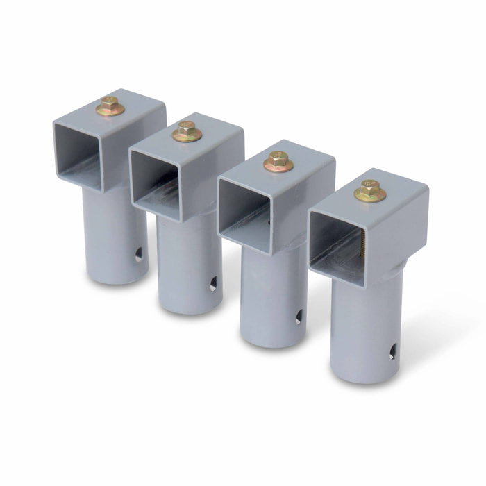 Lot de 4 connecteurs 38x38mm pour trampolines sweeek (anciennement sweeek) de 250 à 400cm de diamètre
