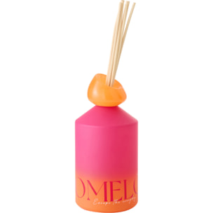 J-Line Bâtonnets parfumés Oasis Solvant - Summer In The Air -verre - orange/rose - large