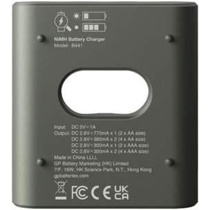 Chargeur de piles GP AA et AAA